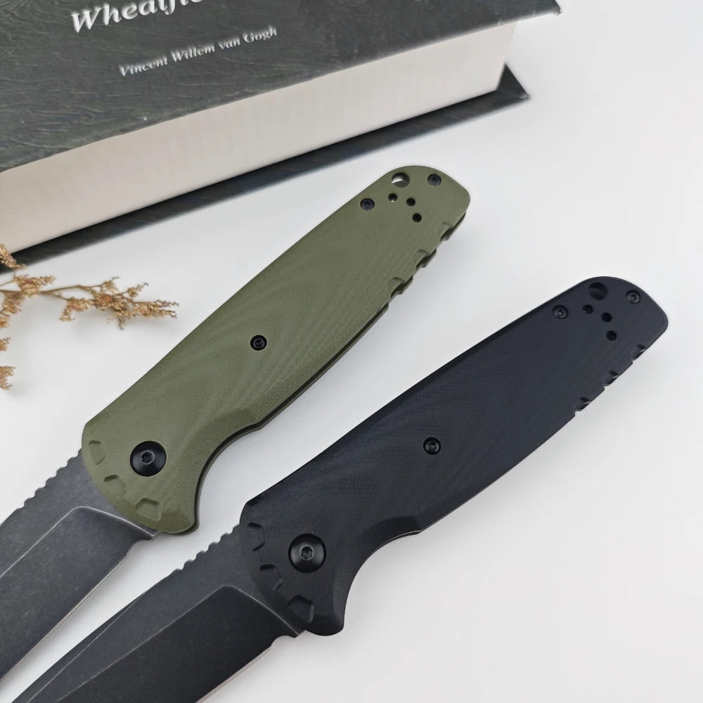 BM 4300 Folding Pocket Knife D2 Steel Blade G10 Handle Hunting Outdoor AU TO Knife Camping Tactical Military Multi Purpose Tool