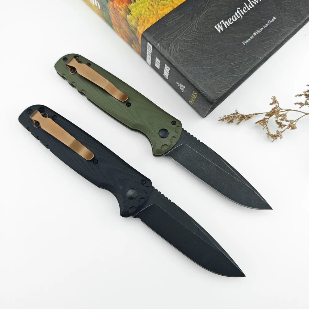 BM 4300 Folding Pocket Knife D2 Steel Blade G10 Handle Hunting Outdoor AU TO Knife Camping Tactical Military Multi Purpose Tool