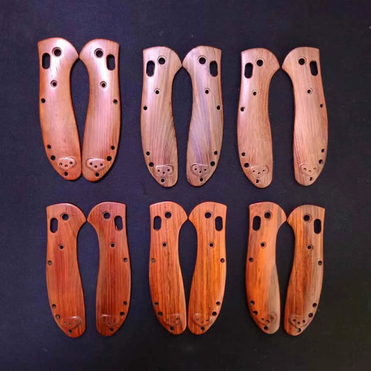 1 Pair Custom Made Rosewood Material Grip Handle Scales For Benchmade Griptilian 551 Knives